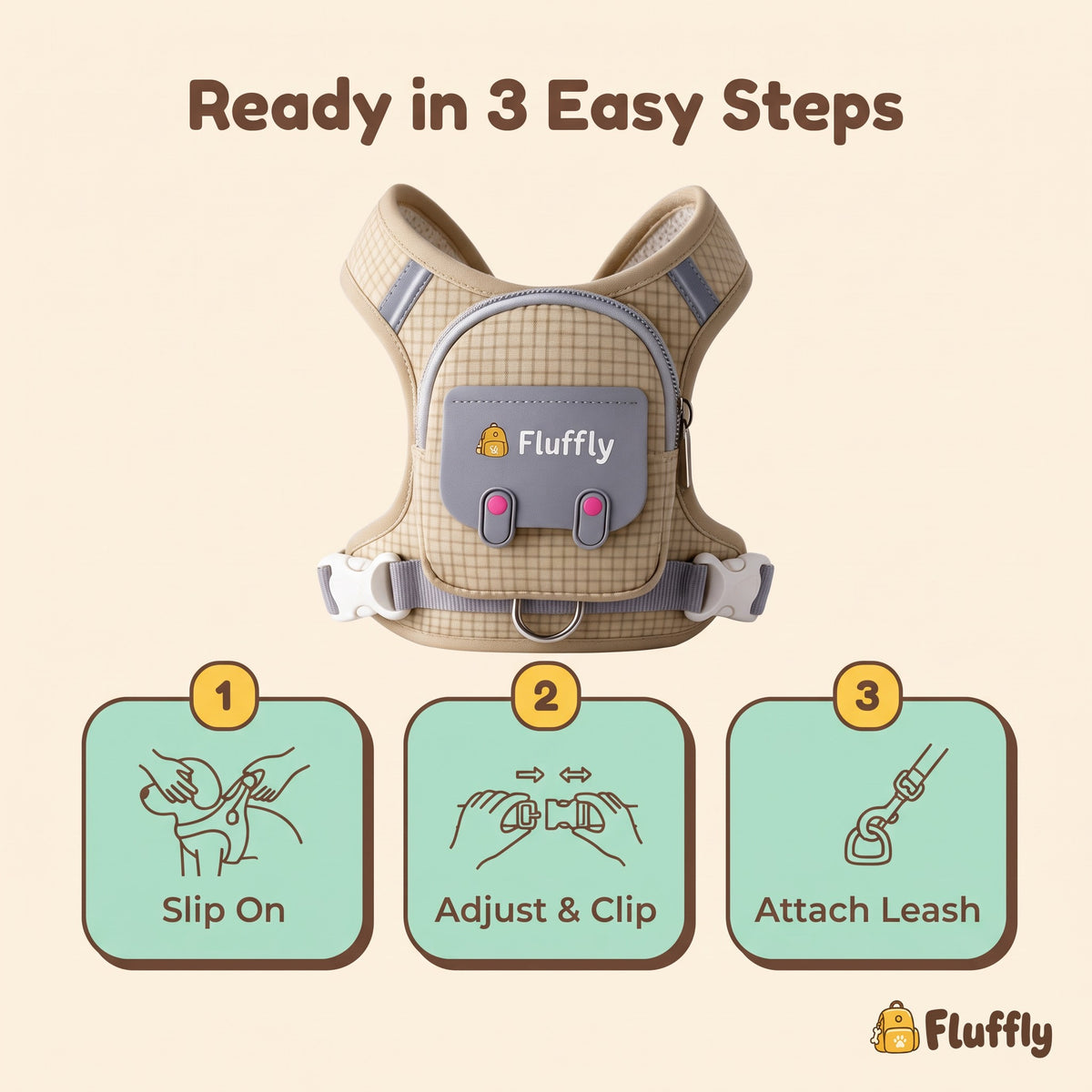 Ready in 3 easy steps